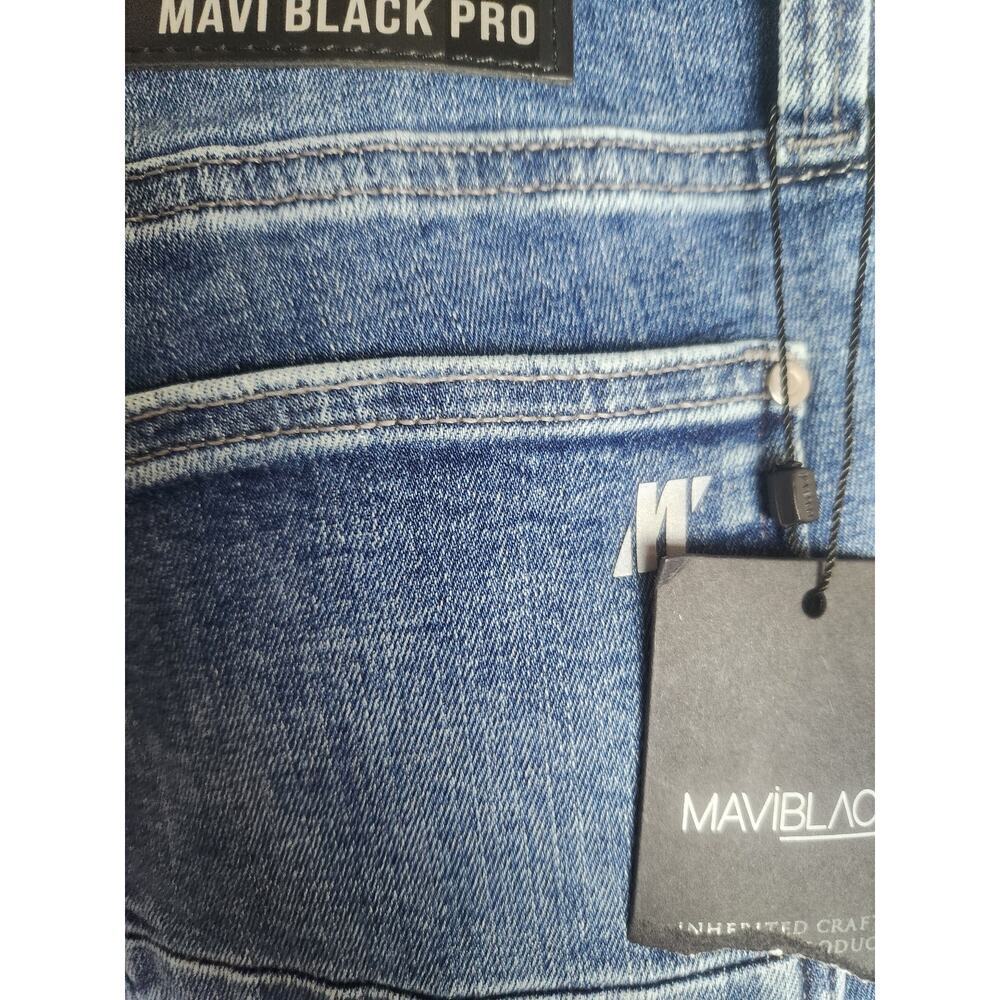 Mavi Black Pro Jake Slim Leg Jeans Mens 31×32 NWT classic preppy Academia - Picture 5 of 12